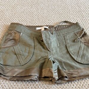 Banana Republic Khaki Women's Cargo Shorts